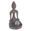 Gobo BUDDHA Solarleuchte LED Bronze, Grau, 1-flammig