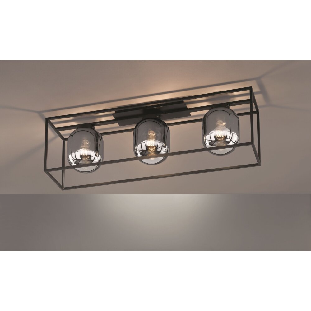 Fischer & Honsel Regi Deckenleuchte Schwarz, 3-flammig main product photo
