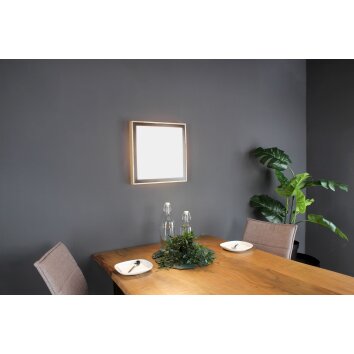 Luce Design SOLSTAR Wandleuchte LED Naturfarben, Schwarz, 1-flammig