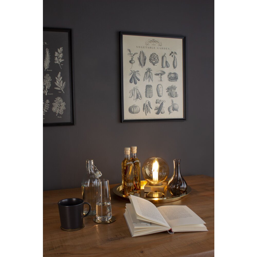 Luce Design PLUTO Tischleuchte Gold, 1-flammig main product photo