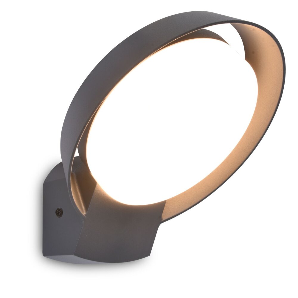 Lutec Lampen POLO Außenwandleuchte LED Anthrazit, 1-flammig main product photo