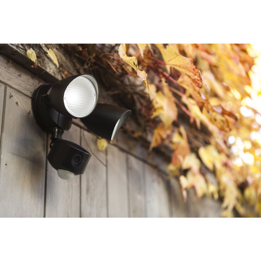 Lutec Lampen DRACO Außenwandleuchte LED Schwarz, 1-flammig, Bewegungsmelder main product photo