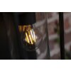 Lutec Lampen FLAIR Außenwandleuchte Schwarz, 1-flammig, Bewegungsmelder
