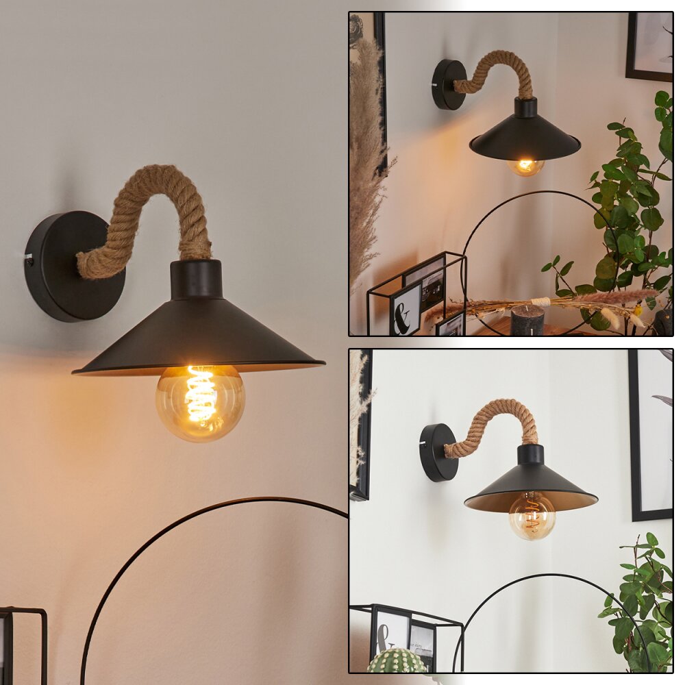Bolombolo Wandleuchte Gold, Schwarz, 1-flammig main product photo