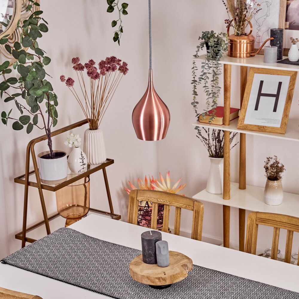 Polvero Hängeleuchte Kupferfarben, 1-flammig main product photo