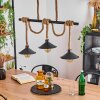 Bolombolo Pendelleuchte Gold, Schwarz, 3-flammig