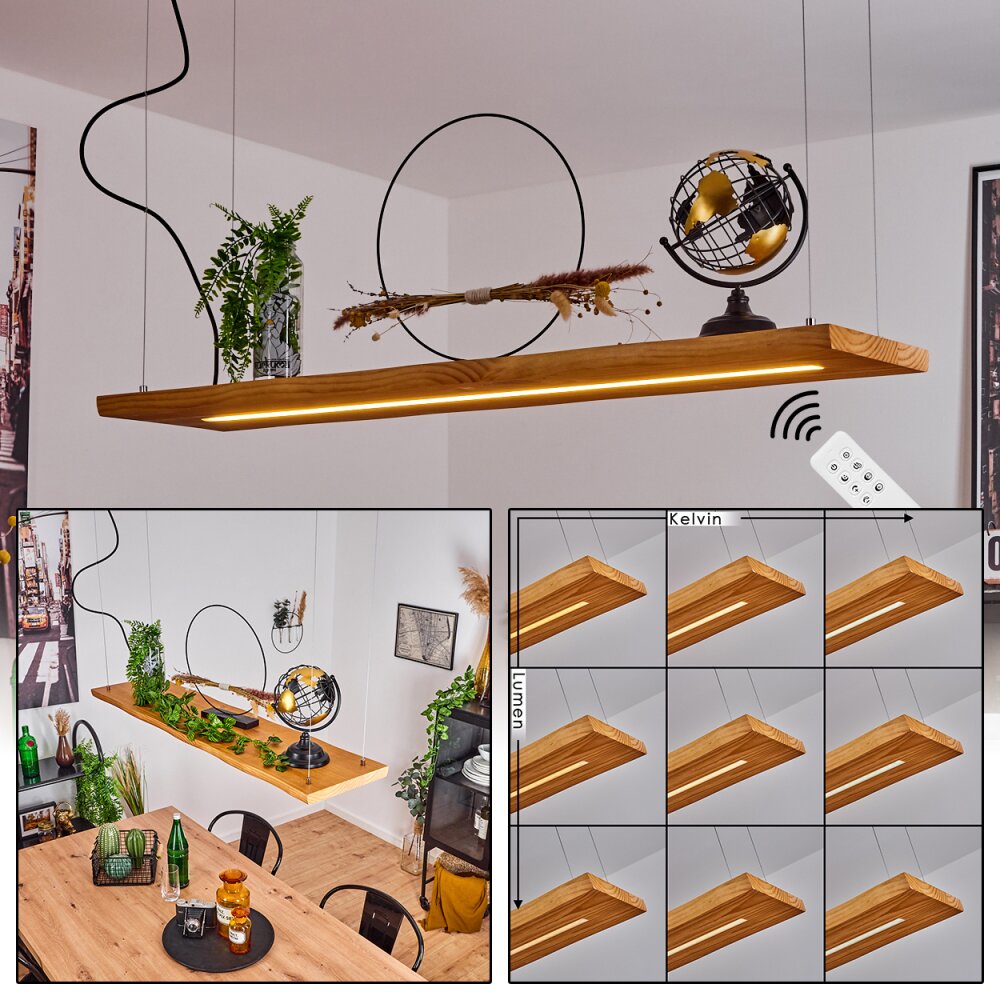 Blandford Pendelleuchte LED Schwarz, 1-flammig, Fernbedienung main product photo