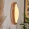 Corinto Wandleuchte LED Naturfarben, Schwarz, 1-flammig