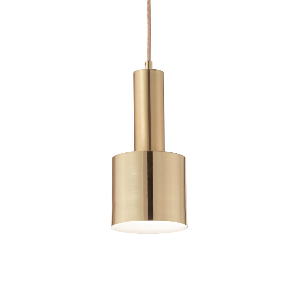 Ideallux HOLLY Pendelleuchte Messing, 1-flammig main product photo