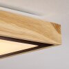 Corinto Deckenleuchte LED Naturfarben, Schwarz, 1-flammig