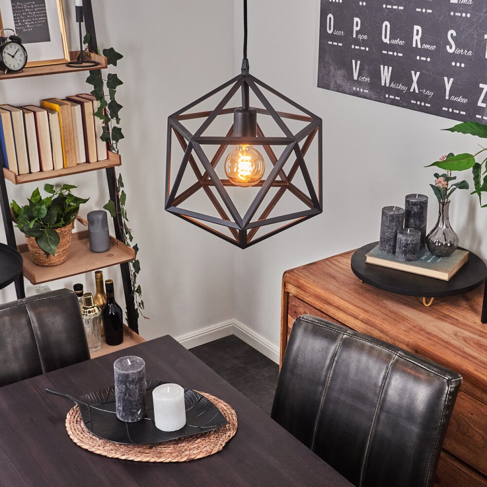 Mamonal Hängeleuchte Schwarz, 1-flammig main product photo