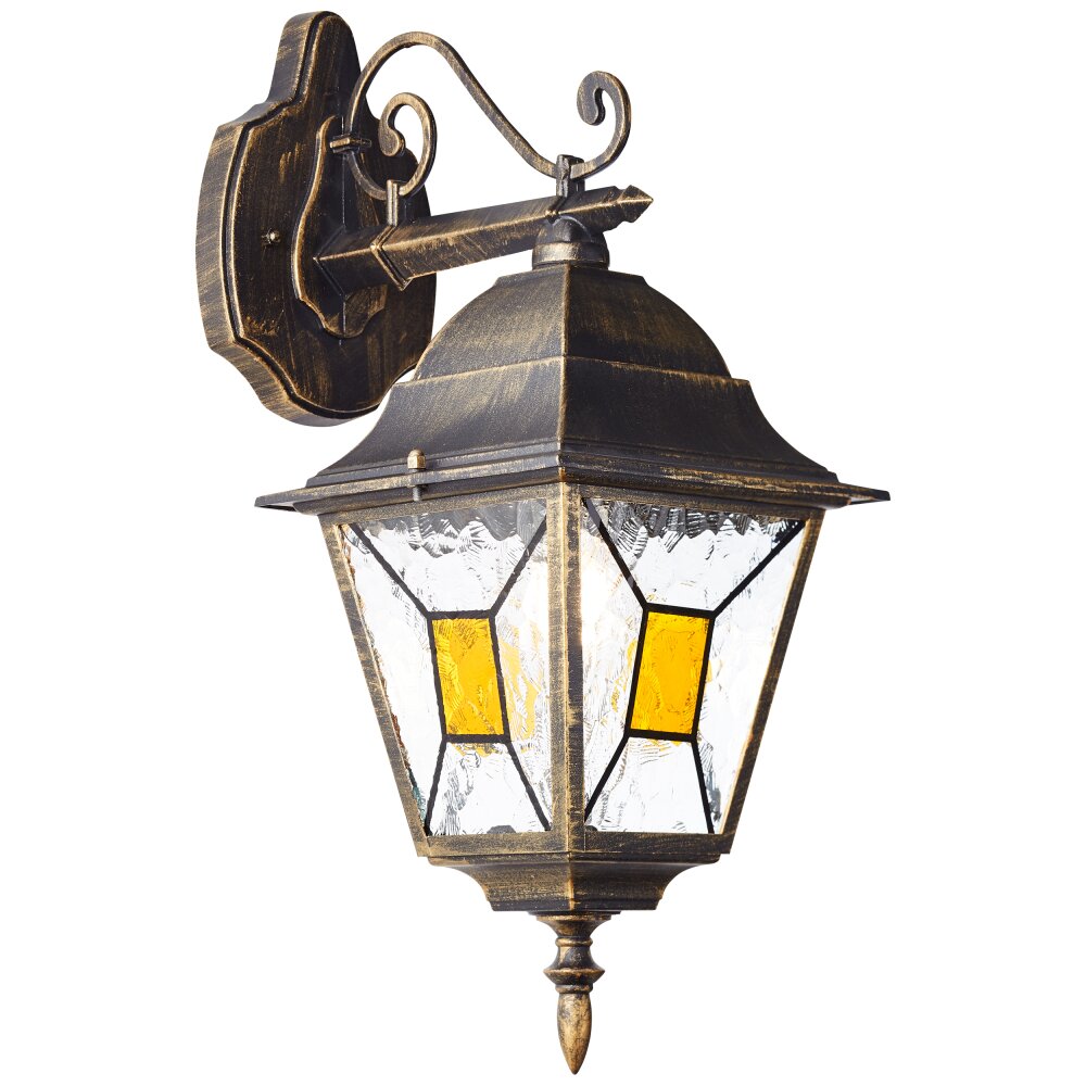 Brilliant Janel Außenwandleuchte Schwarz, 1-flammig main product photo