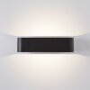Brilliant Golda Außenwandleuchte LED Schwarz, 1-flammig