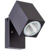 Brilliant Burk Außenwandleuchte LED Schwarz, 1-flammig