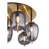 Globo BLACKY Deckenleuchte Messing, Schwarz, 6-flammig