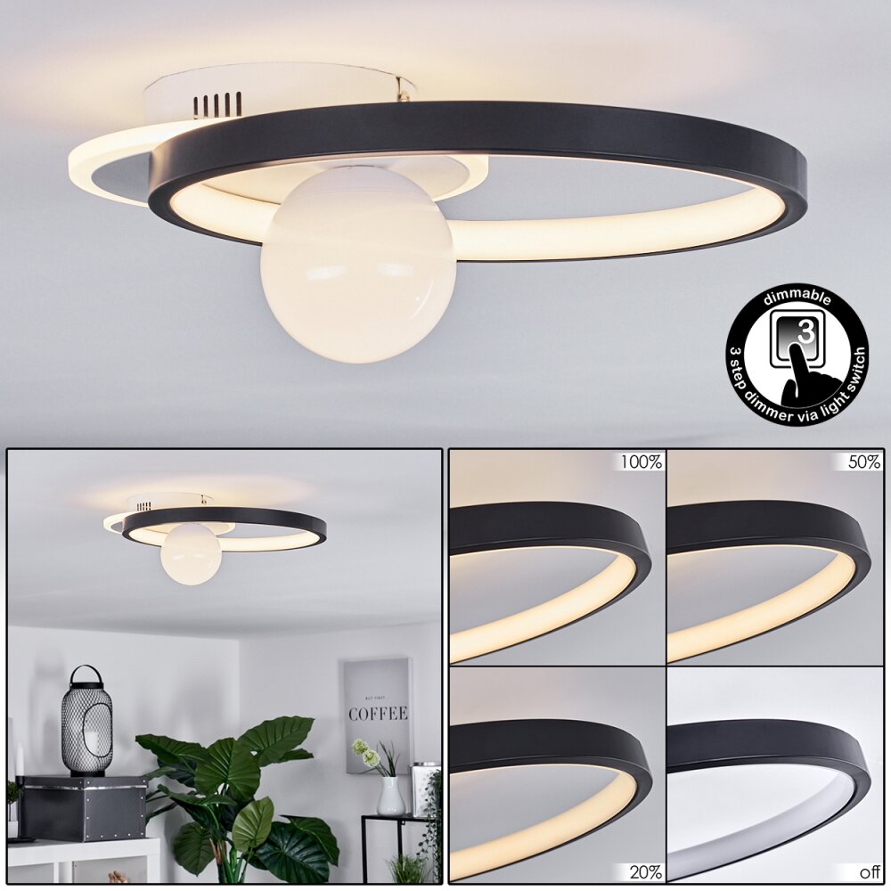 Lahela Deckenleuchte LED Weiß, 1-flammig main product photo