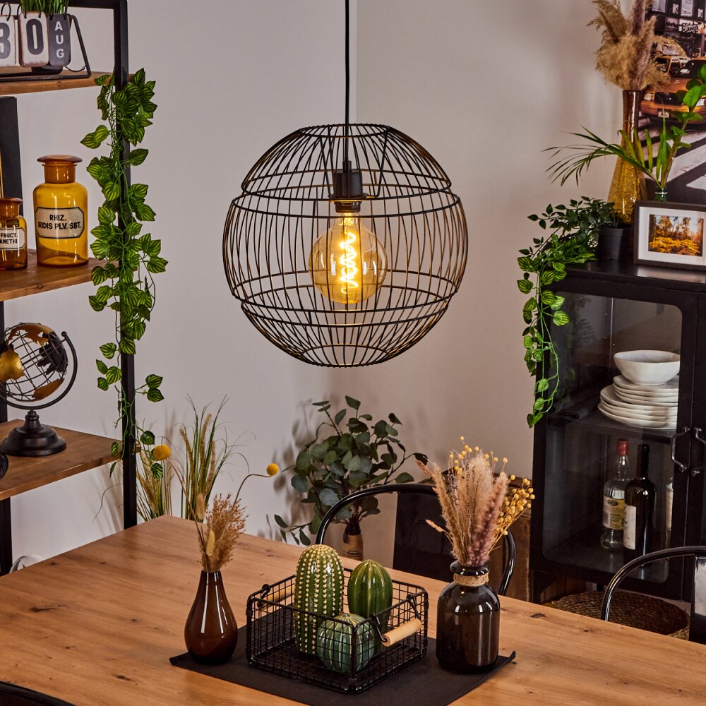 Pampanillo Hängeleuchte Schwarz, 1-flammig main product photo