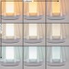 Yari Außentischleuchte LED Grau, Transparent, Klar, Weiß, 1-flammig, Fernbedienung, Farbwechsler