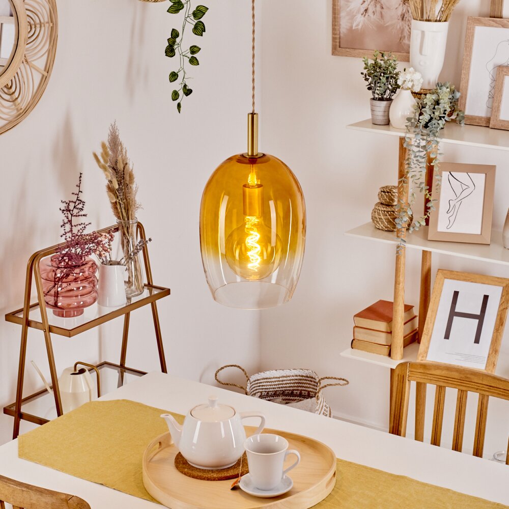 Magnano Hängeleuchte Gold, 1-flammig main product photo