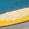 Maripi Deckenleuchte LED Blau, Gold, 1-flammig