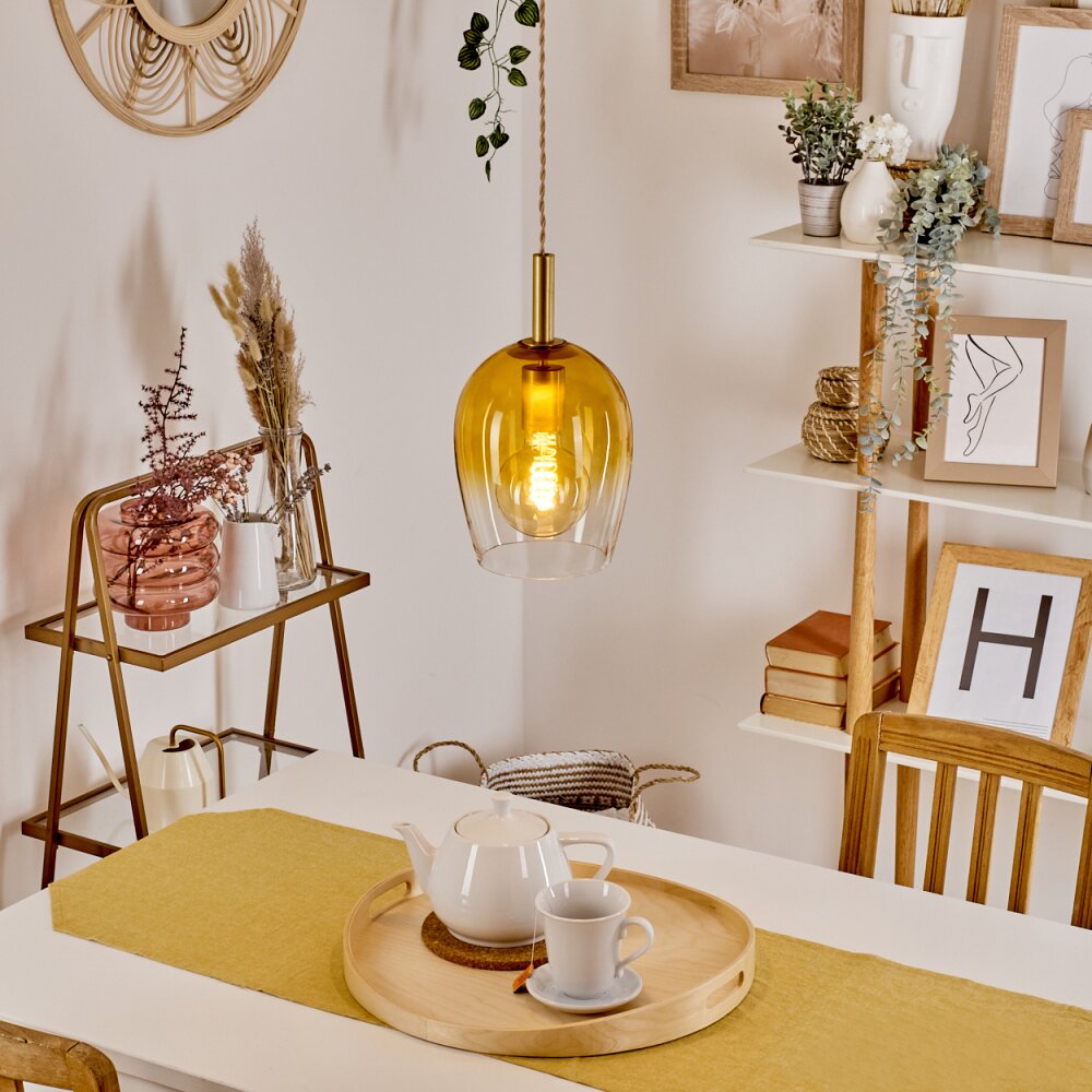Magnano Hängeleuchte Gold, 1-flammig main product photo