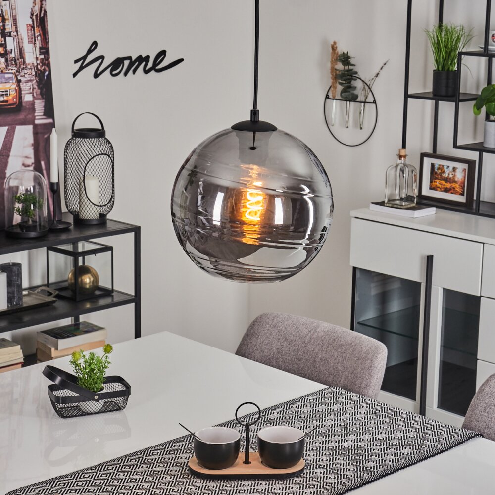 Veikkaala Hängeleuchte Schwarz, 1-flammig main product photo