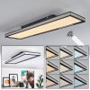 Nabbas Deckenpanel LED Schwarz, 1-flammig, Fernbedienung