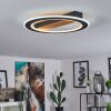 Katila Deckenleuchte LED Schwarz, Weiß, 1-flammig
