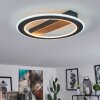 Katila Deckenleuchte LED Schwarz, Weiß, 1-flammig