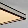 Nabbas Deckenpanel LED Schwarz, 1-flammig