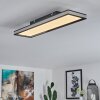 Nabbas Deckenpanel LED Schwarz, Weiß, 1-flammig