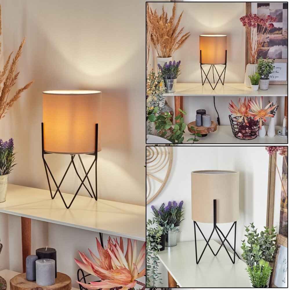 Hallata Tischleuchte Schwarz, 1-flammig main product photo