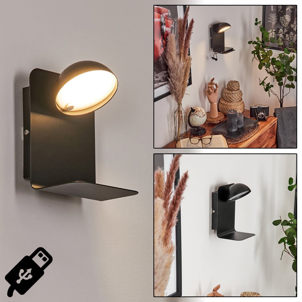 Inkeroinen Wandleuchte LED Schwarz, 1-flammig main product photo
