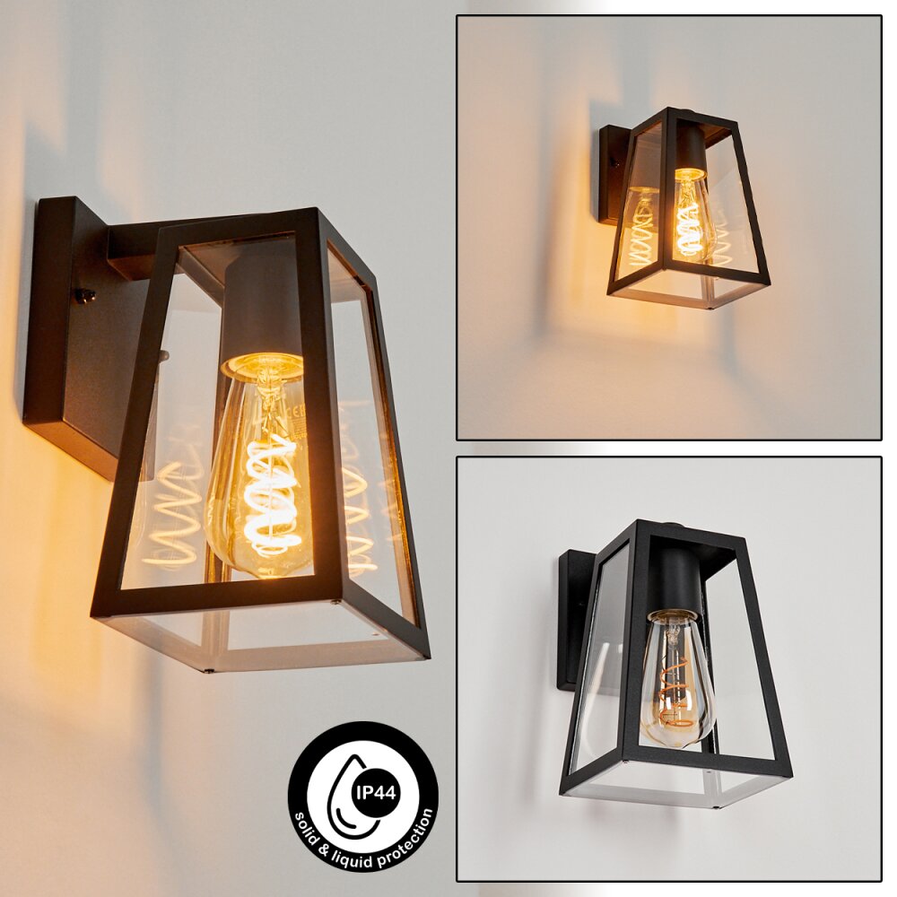 Juanico Außenwandleuchte Schwarz, 1-flammig main product photo