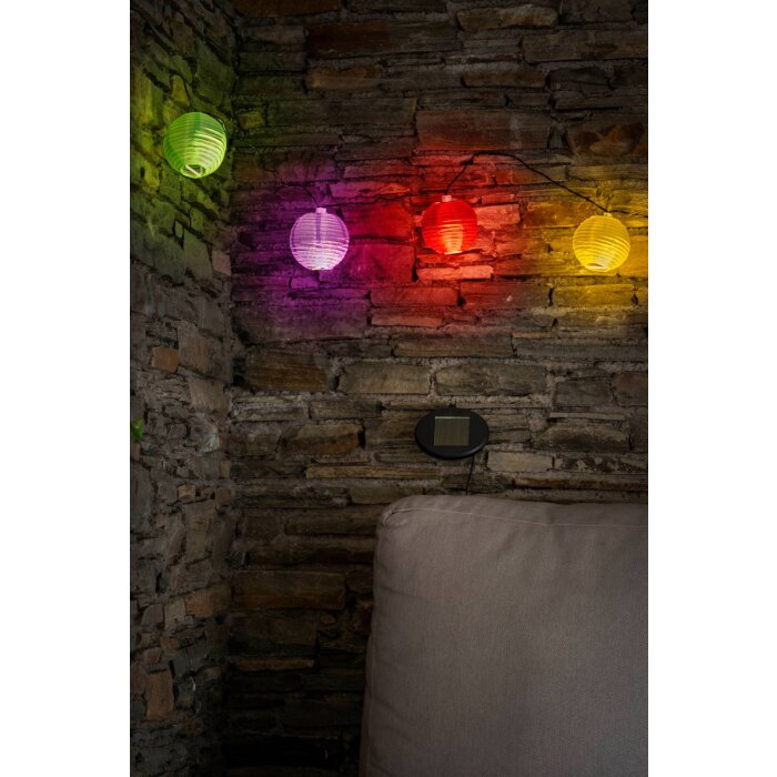 Eglo DOTS Solar-Lichterkette LED Schwarz, 10-flammig Eglo DOTS Solar-Lichterkette LED Schwarz, 10-flammig