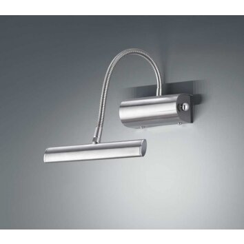 Trio Leuchten CURTIS Wandleuchte LED Nickel-Matt, 1-flammig