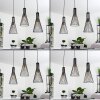 Samorinha Pendelleuchte Messing, Schwarz, 3-flammig