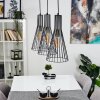 Samorinha Pendelleuchte Messing, Schwarz, 3-flammig