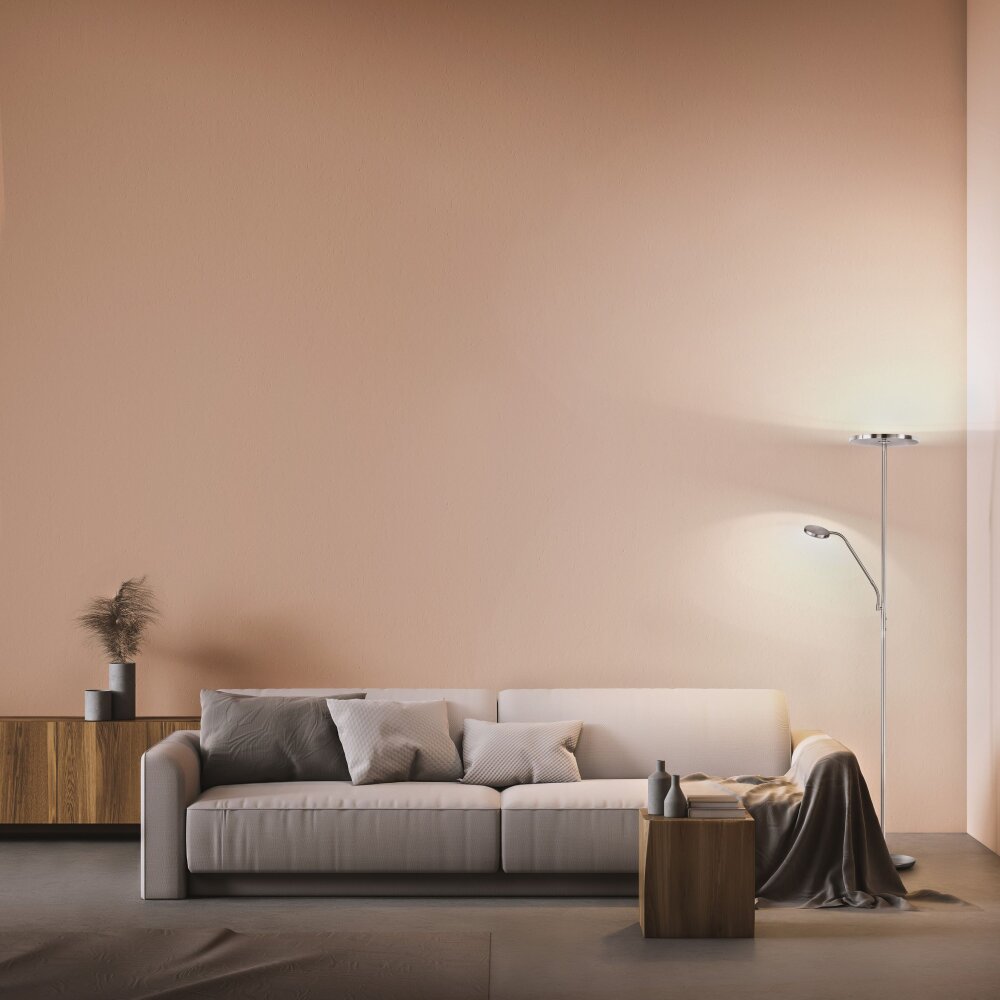 FHL easy Fabi Deckenfluter LED Nickel-Matt, 1-flammig main product photo