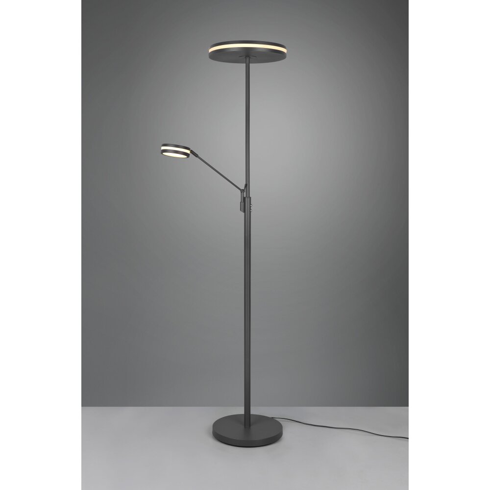 Trio Leuchten Franklin Deckenfluter LED Anthrazit, 2-flammig main product photo