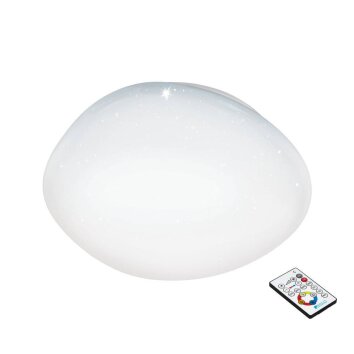 Eglo Leuchten SILERAS-Z Deckenleuchte LED Weiß, 3-flammig, Farbwechsler