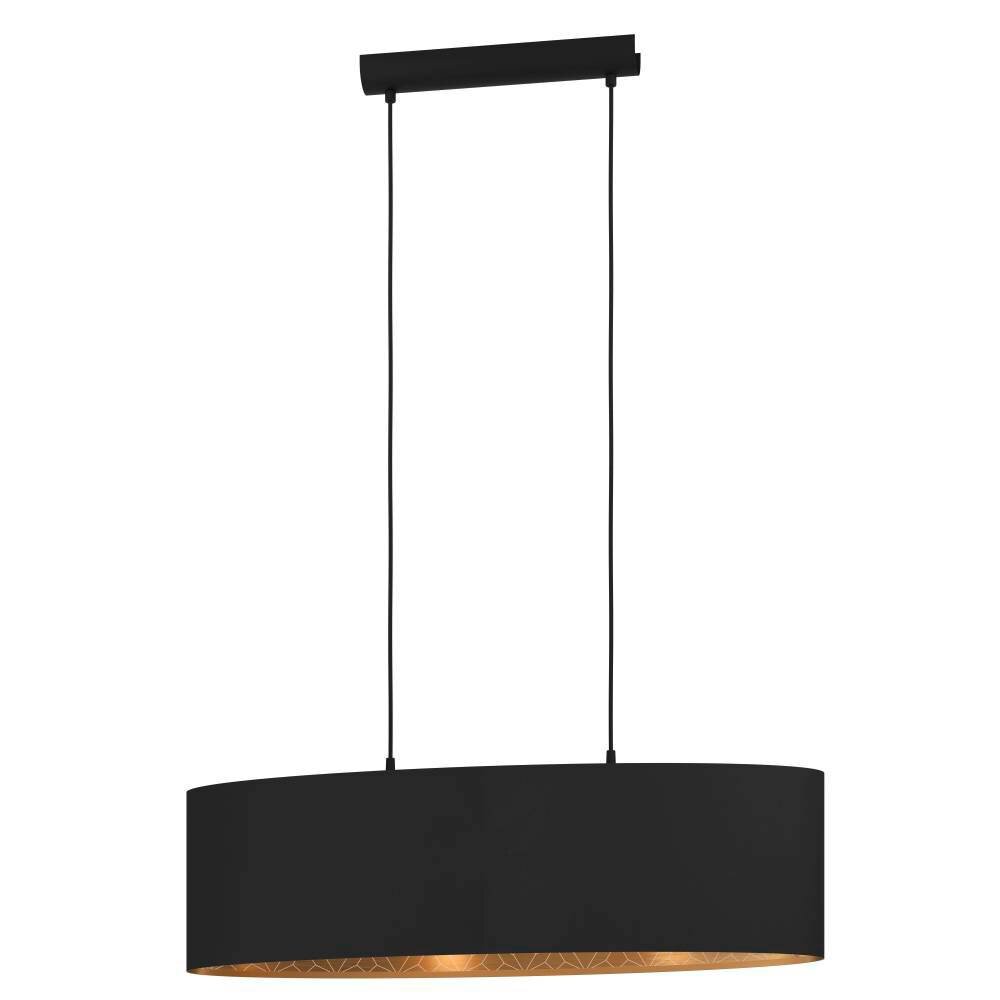 Eglo ZARAGOZA Hängeleuchte Schwarz, 2-flammig main product photo
