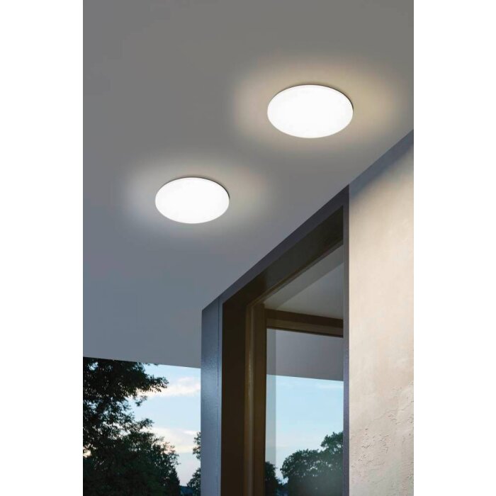 Eglo RONCO Außendeckenleuchte LED Weiß, 1-flammig