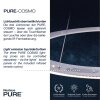 Paul Neuhaus PURE-COSMO Pendelleuchte LED Aluminium, 17-flammig, Fernbedienung