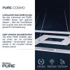 Paul Neuhaus PURE-COSMO Pendelleuchte LED Aluminium, 44-flammig, Fernbedienung