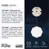 Paul Neuhaus PURE-GEMIN Pendelleuchte LED Aluminium, Schwarz, 10-flammig