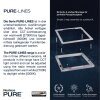 Paul Neuhaus PURE-LINES Deckenleuchte LED Aluminium, 1-flammig, Fernbedienung