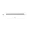Paul Neuhaus PURE-LINES Deckenleuchte LED Anthrazit, 1-flammig, Fernbedienung