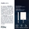 Paul Neuhaus PURE-MIRA Deckenleuchte LED Aluminium, 4-flammig, Fernbedienung