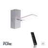 Paul Neuhaus PURE-MIRA Wandleuchte LED Aluminium, 1-flammig, Fernbedienung